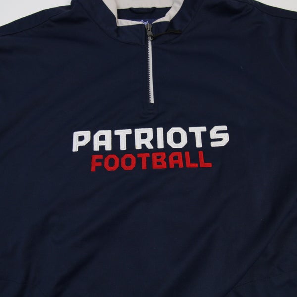 Reebok NFL New England Patriots Hoodie Pullover Men's Size 2XL Blue