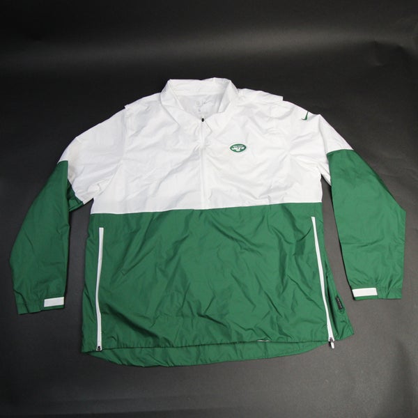 New York Jets Nike NFL on Field Apparel Pullover Men's White/Green used 4XL