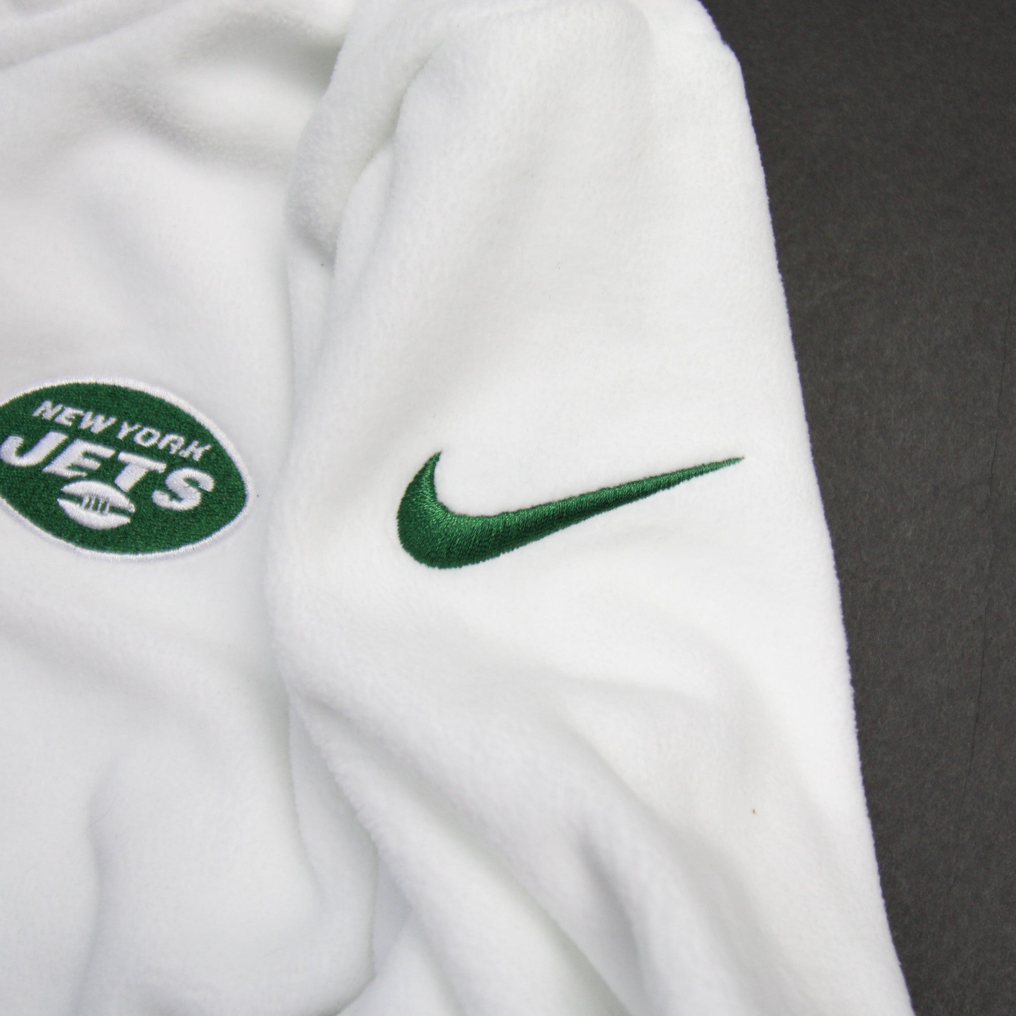 Nike Men's Anthracite New York Jets Prime Logo Name Split Pullover