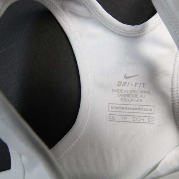 Nike Dri-Fit Sports Bra Women's White New with Defect XS