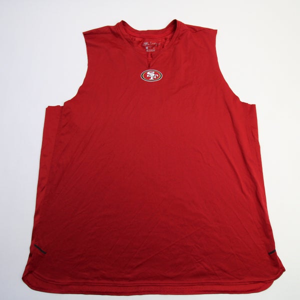 San Francisco 49ers Nike OnField Sleeveless Shirt Men's Red Used