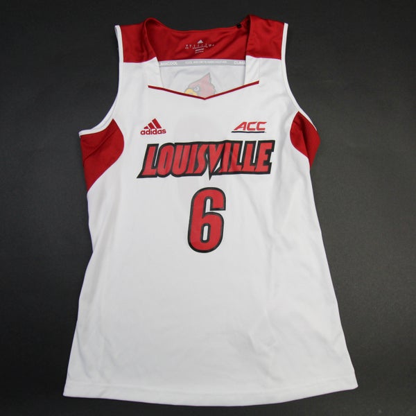 Vintage Louisville Cardinals College Basketball Jersey Vest White