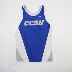 CCSU Blue Devils Nike Dri-Fit Sleeveless Shirt Women's Blue/Gray Used S