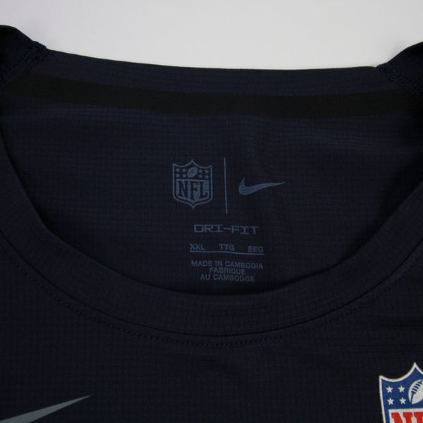 Nike NFL Training Dri-Fit Sleeveless Shirt Men's Navy New without