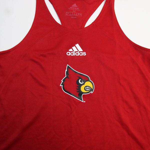 Louisville Cardinals adidas Ultimate Tee Sleeveless Shirt Women's Red New L