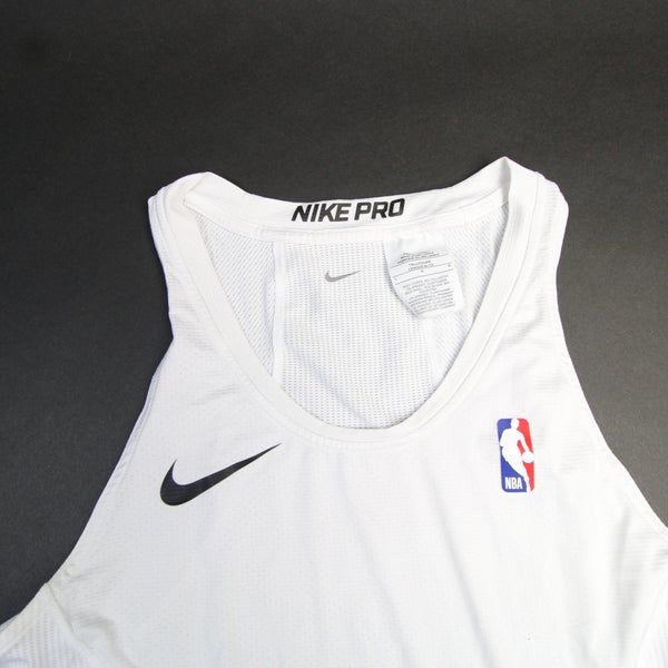 Nike NBA Authentics Dri-Fit Sleeveless Shirt Men's White Used LT