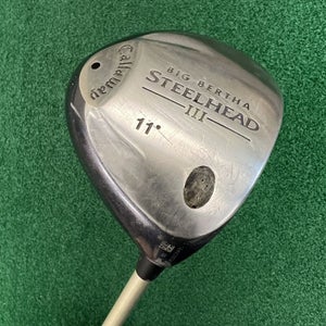 Callaway Big Bertha Steelhead III Ladies RH LRH 11 Driver Graphite Women's Flex