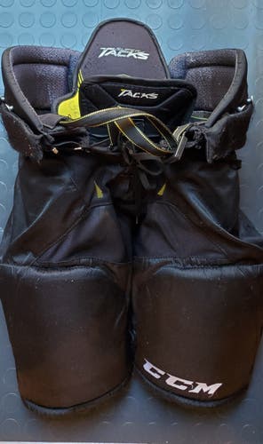 CCM Super Tacks Hockey Pants : Black - Junior Large