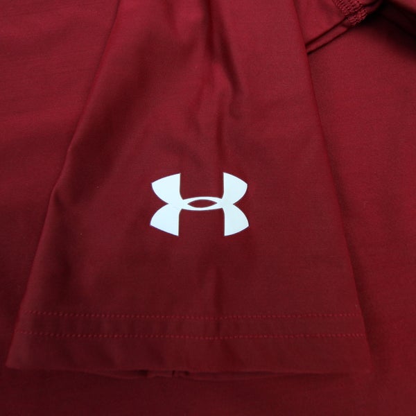 Under Armour, Shirts, Under Armour Shirt Mens 2xl Maroon Polo Short  Sleeve Boston College Eagles