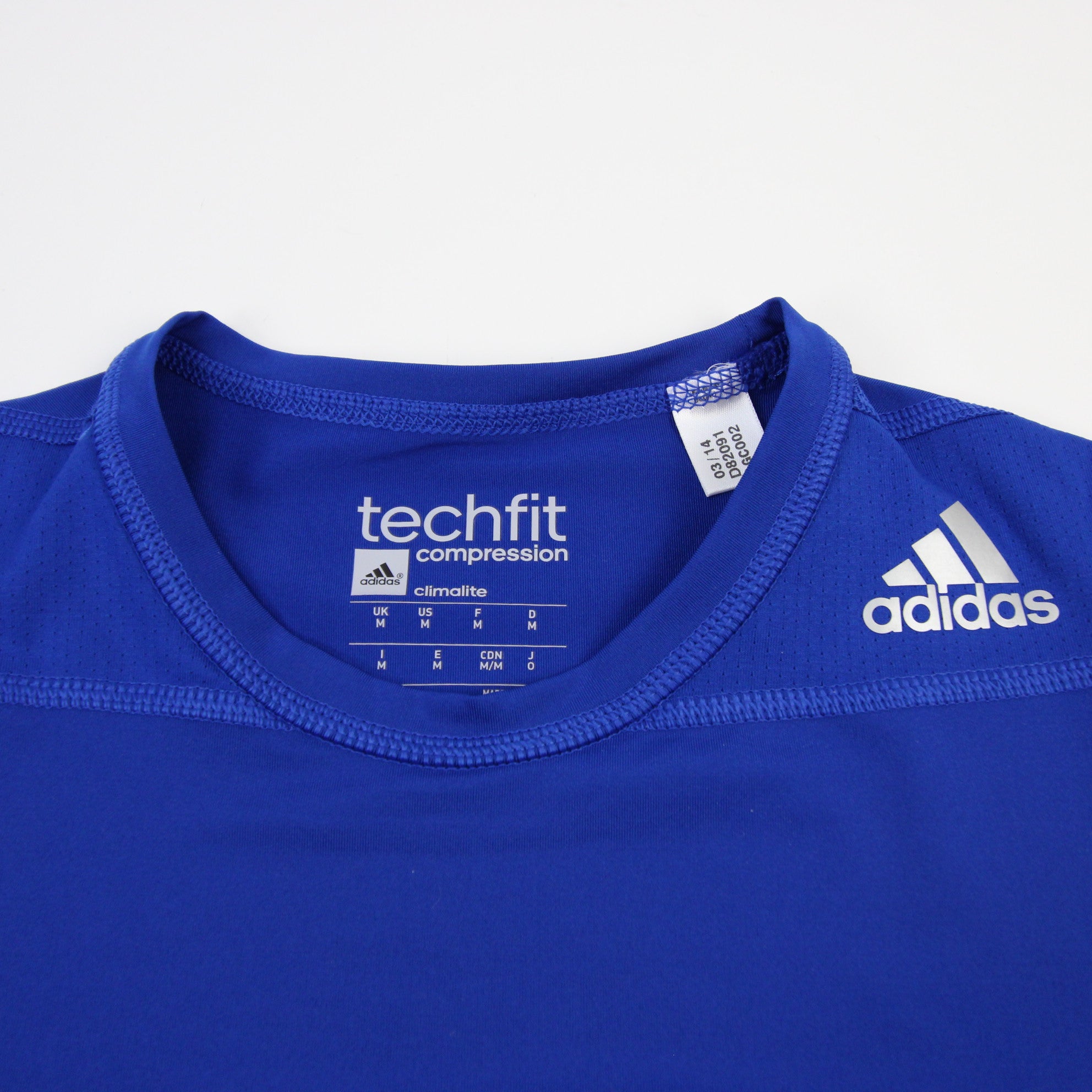 adidas Techfit Compression Top Women's Blue Used L