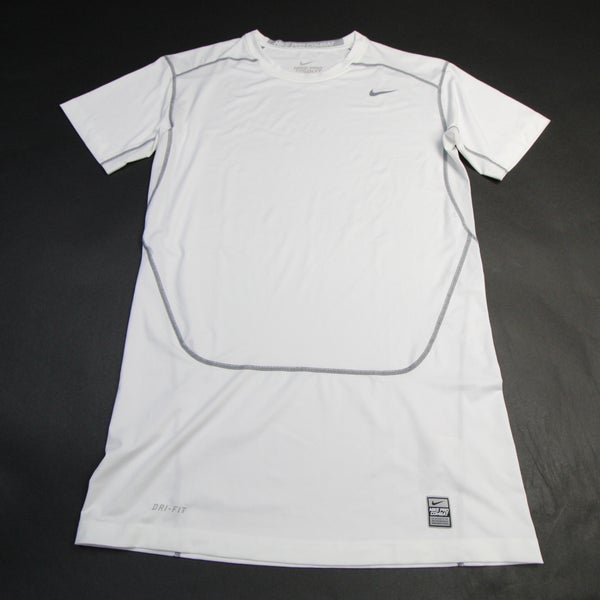 dígito acortar Diplomacia Nike Pro Combat Compression Top Men's White New without Tags 3XL |  SidelineSwap