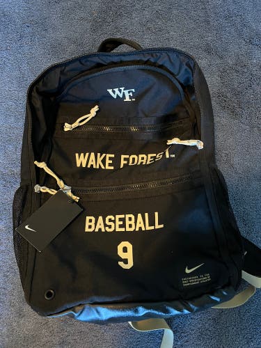 Wake Forest Baseball Team Issued Backpack