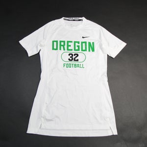 Oregon Ducks Nike Pro Compression Top Men's White New XL