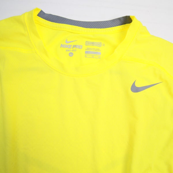 Nike Pro Dri-Fit Compression Top Men's Yellow New without Tags XL