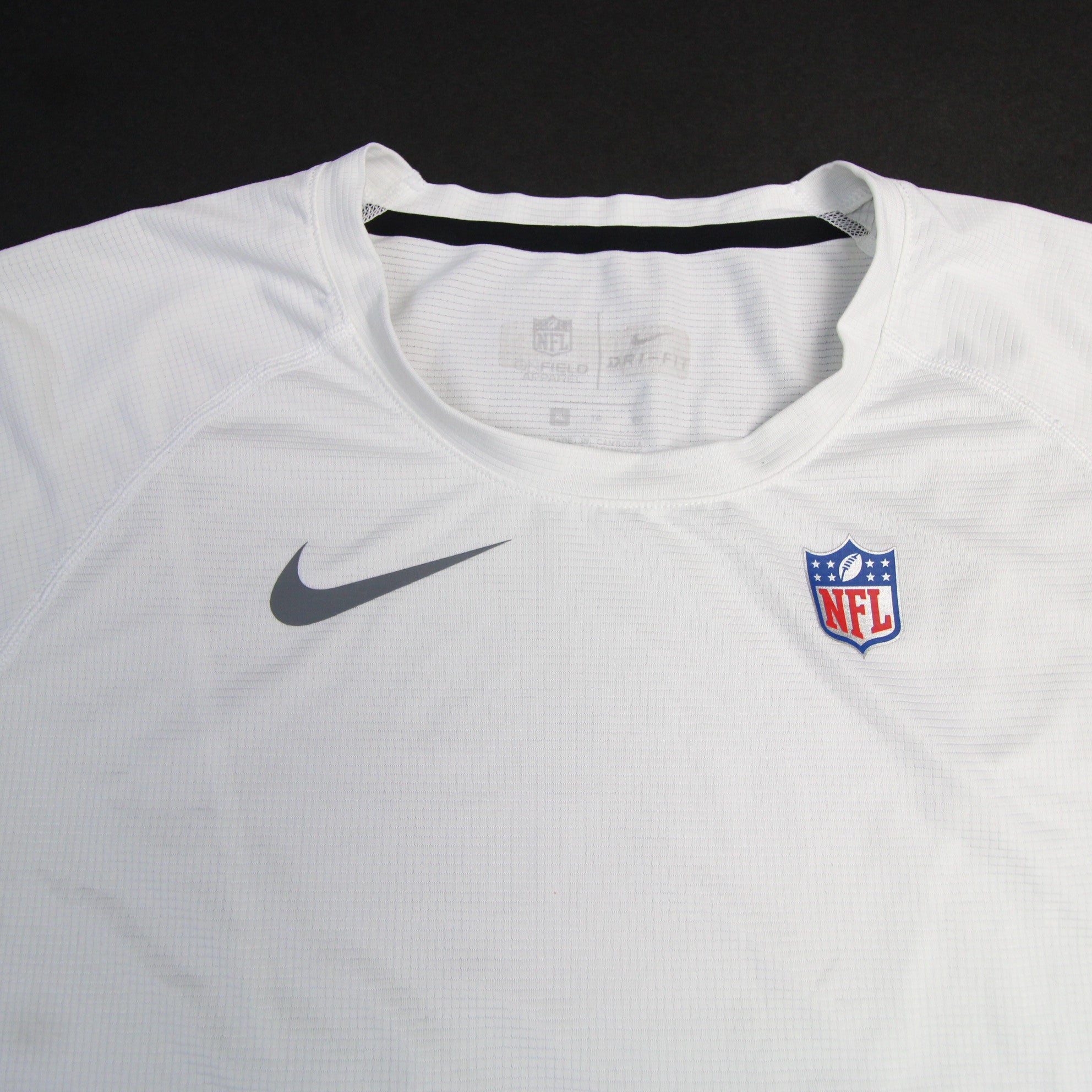 Nike NFL On Field Apparel Dri-Fit Compression Top Men's White Used XL