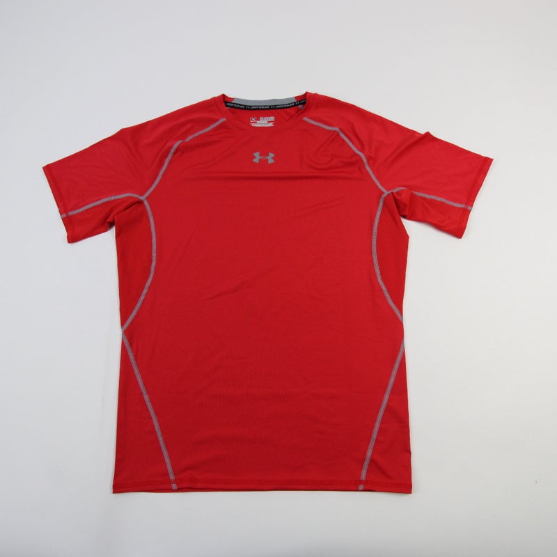 UNDER ARMOUR Men's Adult L Red Short Sleeve Crew Neck Shirt St. Louis  Cardinals