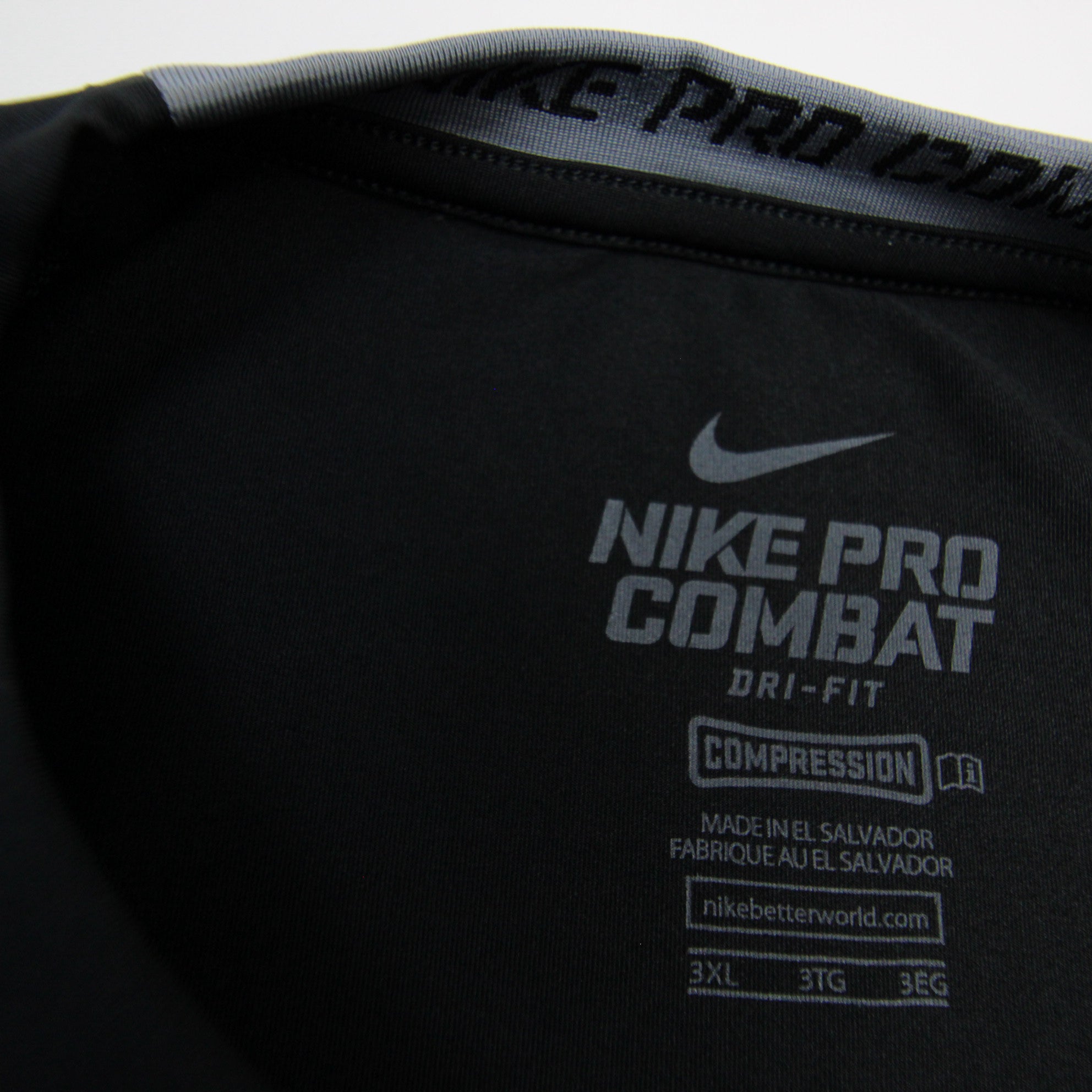 Nike Pro Combat Padded Compression Top Men's Black New with Tags 3XL -  Locker Room Direct