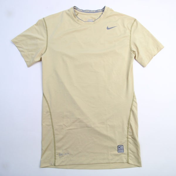 Nike Pro Combat Compression Top Men's Gold New without Tags XL