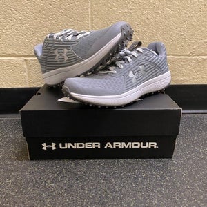 Gray New Men's Size 12.5 (Women's 13.5) Turf Cleats Under Armour Low Top Yard Turf