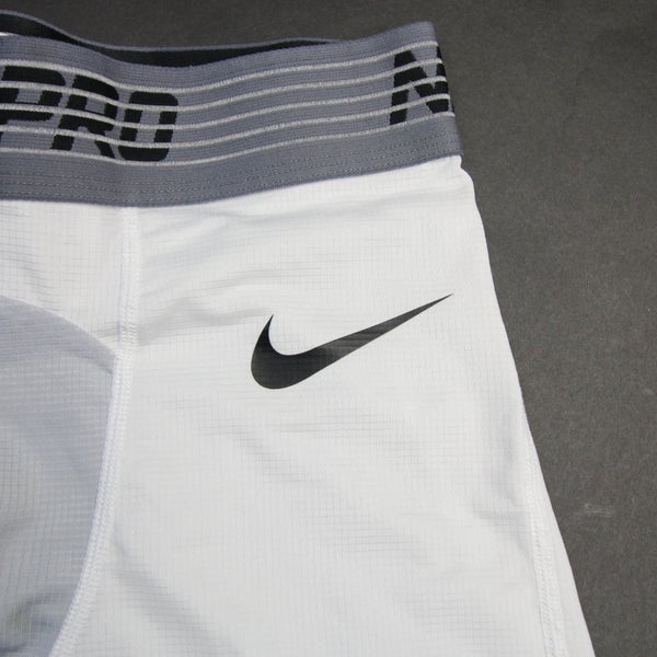 Nike NBA Authentics Dri-Fit Compression Shorts Men's White/Gray Used XL