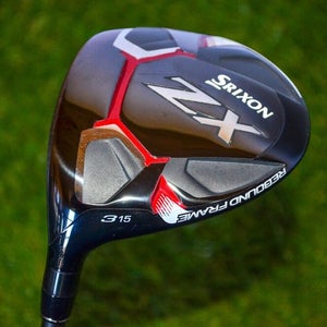 Srixon ZX Even Flow Riptide 15* 3 Fairway Wood LH 43.5" Graphite Stiff