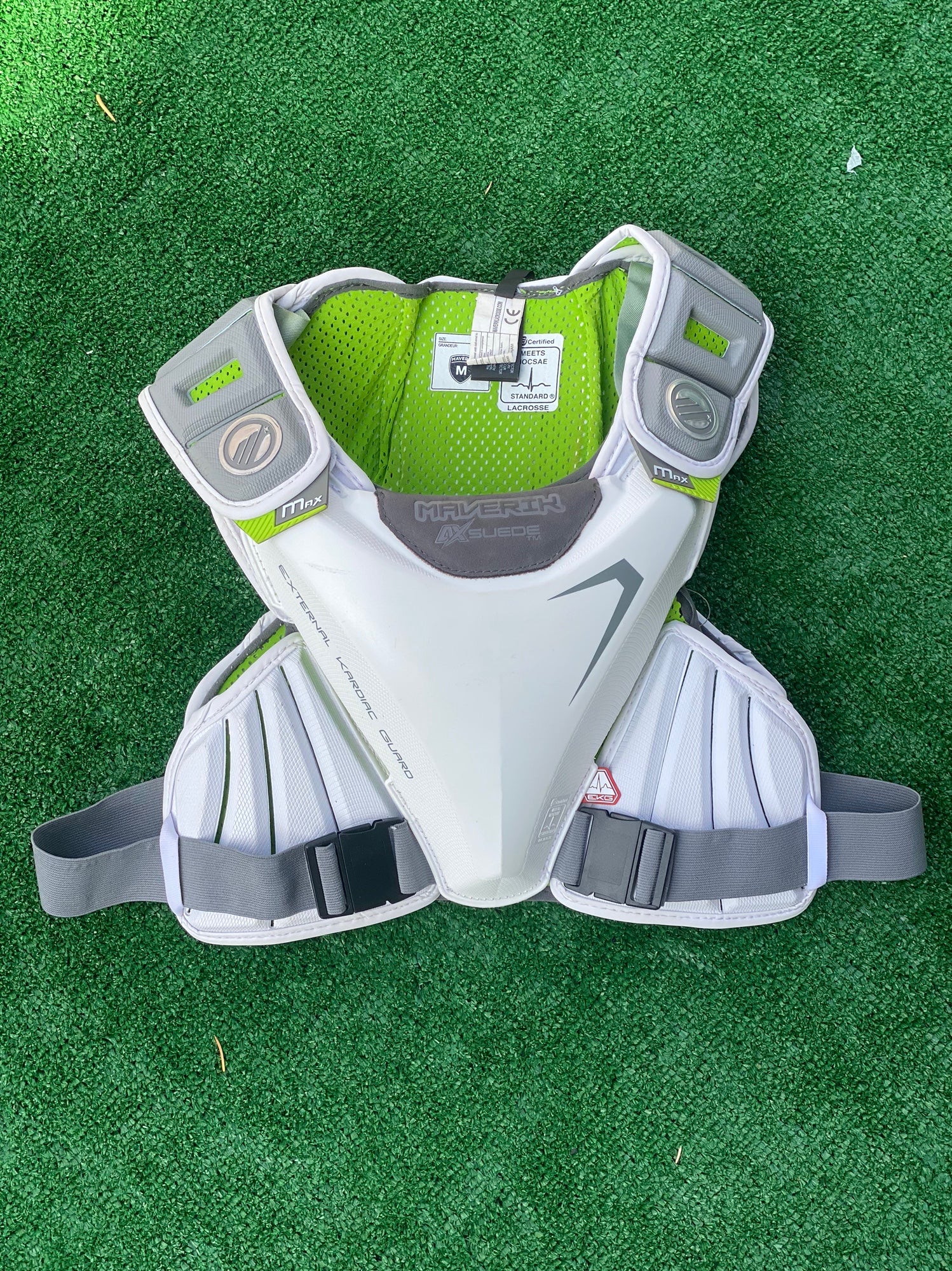 New Adult Large Nike Vapor Elite Shoulder Pads Lax Lacrosse Speed