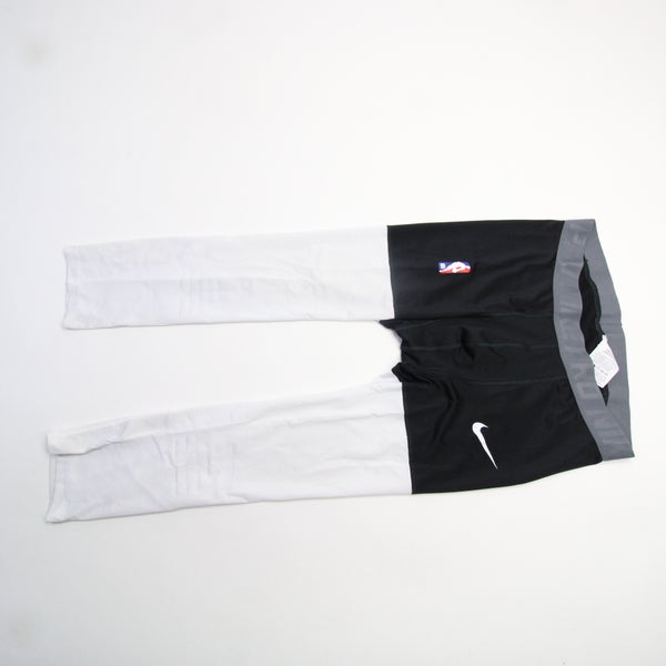 Nike NBA Authentics Dri-Fit Compression Pants Men's Black/White Used LT