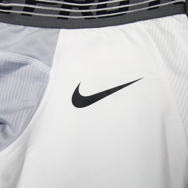 Nike NBA Authentics Compression Pants Men's White/Gray Used LT