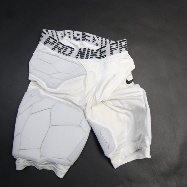 Nike Pro Hyperstrong Padded Compression Shorts Men's White Used L