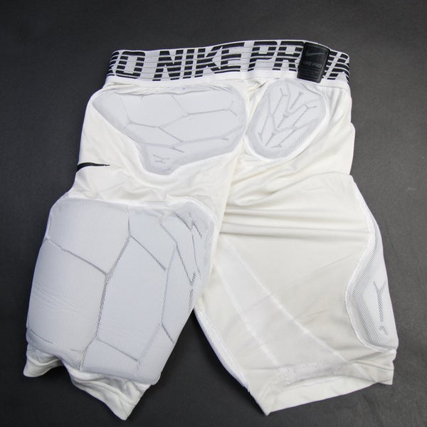 Nike Pro Hyperstrong Padded Compression Shorts Men's White New