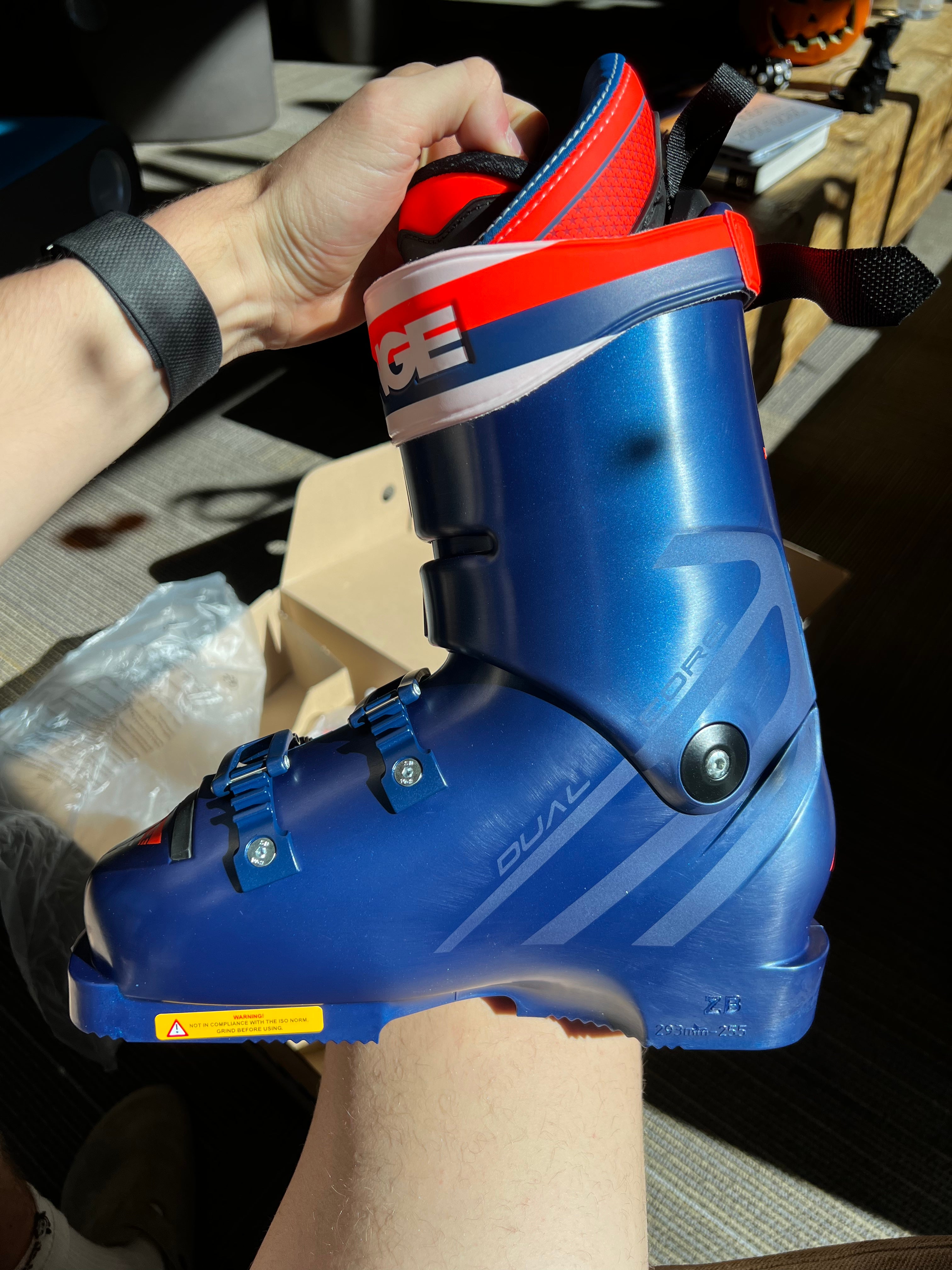 LANGE　RS100wide 25.5 Lange World Cup Rs Zb Ski Boots | Blue | Dynastar-Lange