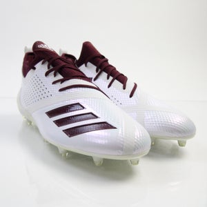 adidas adizero Football Cleat Men's White/Maroon New without Box 16