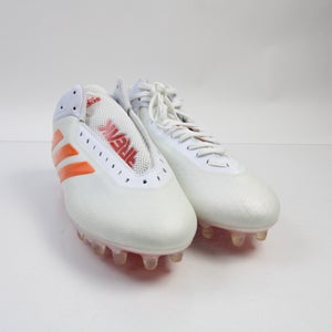 adidas Football Cleat Men's White/Orange New with Defect 13