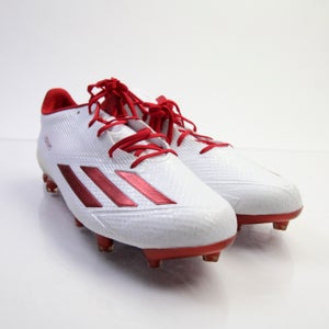adidas adizero Football Cleat Men's White/Red New without Box 15