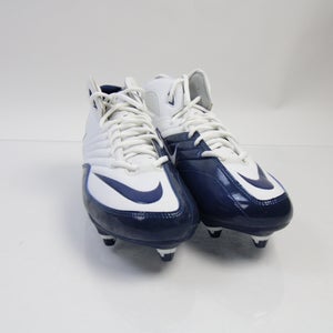 Nike Football Cleat Men's White/Dark Blue New with Defect 14
