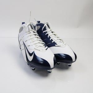 Nike Football Cleat Men's White/Navy New with Defect 14