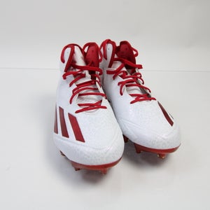 adidas Football Cleat Men's White/Red New without Box 10
