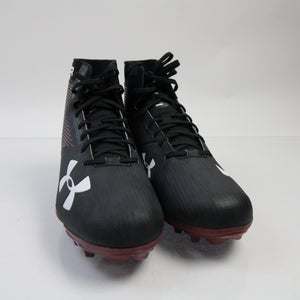 Under Armour Football Cleat Men's Black/Maroon New without Box 12.5