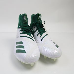 adidas adizero Football Cleat Men's White/Dark Green New without Box 11.5
