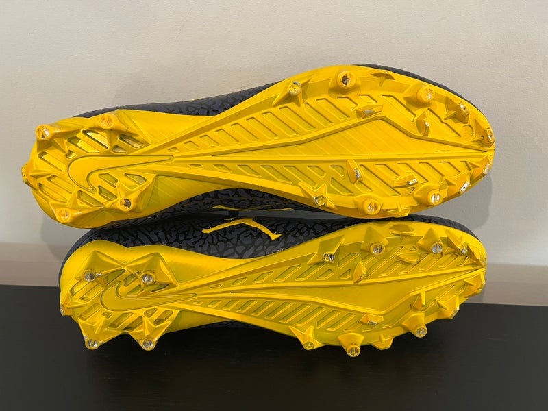 Size 13.5 Michigan Wolverines Air Jordan Nike Vapor Speed 2 3/4 TD Football  Cleats