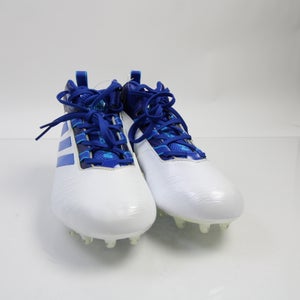 adidas Football Cleat Men's White/Blue New without Box 9.5