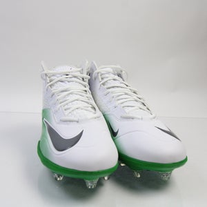Nike Zoom Football Cleat Men's White/Green New without Box 14