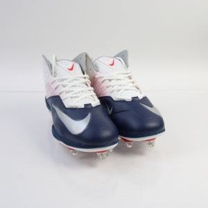 Nike Football Cleat Men's White/Navy New without Box 16