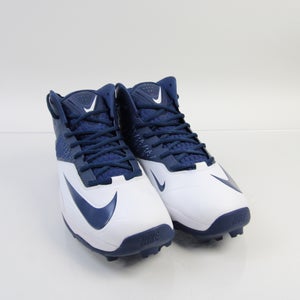 Nike Football Cleat Men's White/Navy New without Box 16