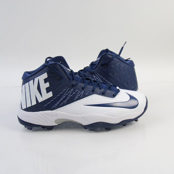 Nike Football Cleat Men's White/Navy New without Box 16