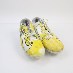 Nike Football Cleat Men's White/Gold Used 10