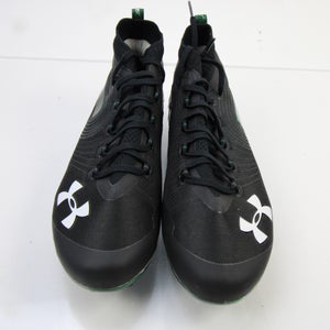 Under Armour Football Cleat Men's Black/Green New with Defect 14