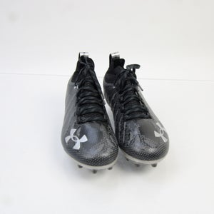 Under Armour Football Cleat Men's Black/Silver New without Box 11.5