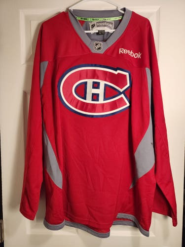 Montreal Canadiens Reebok Practice Jersey XL with Socks