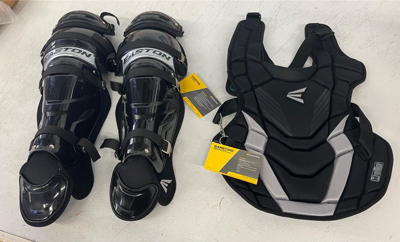 Easton Gametime Catcher's Set - Leg Guards & Chest Protector